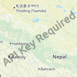 ネパール地図